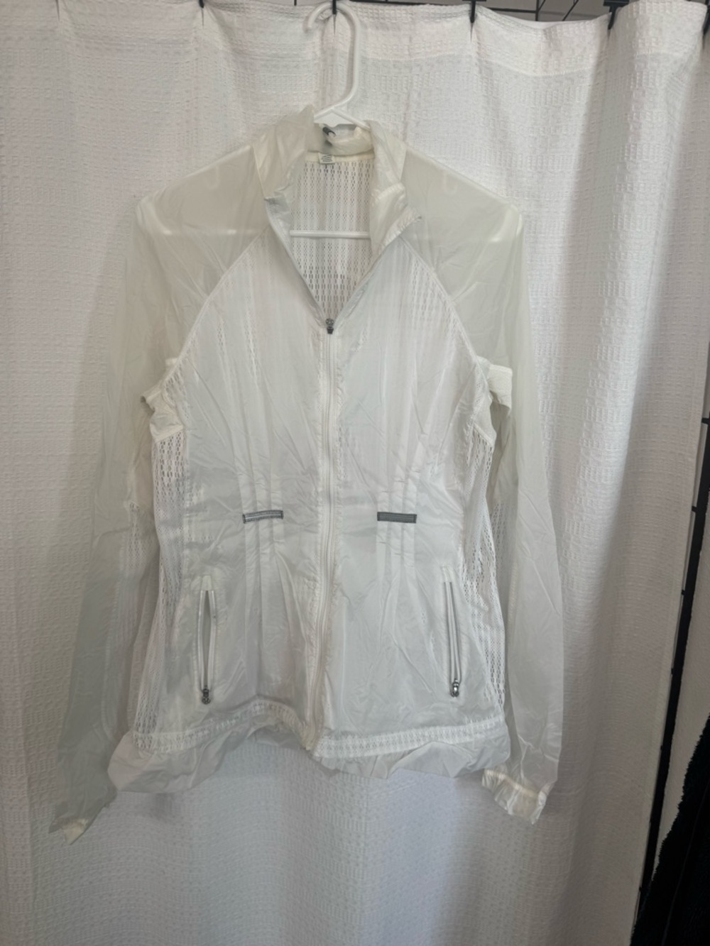 lululemon athletica White Lightweight Mesh-Back Utility Jacket
